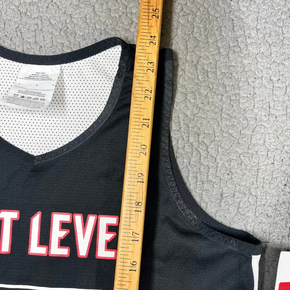 Nike‎ Boys Next Level Basketball Jersey Black Purcell 11 Size L CQ4370-012 NWT
